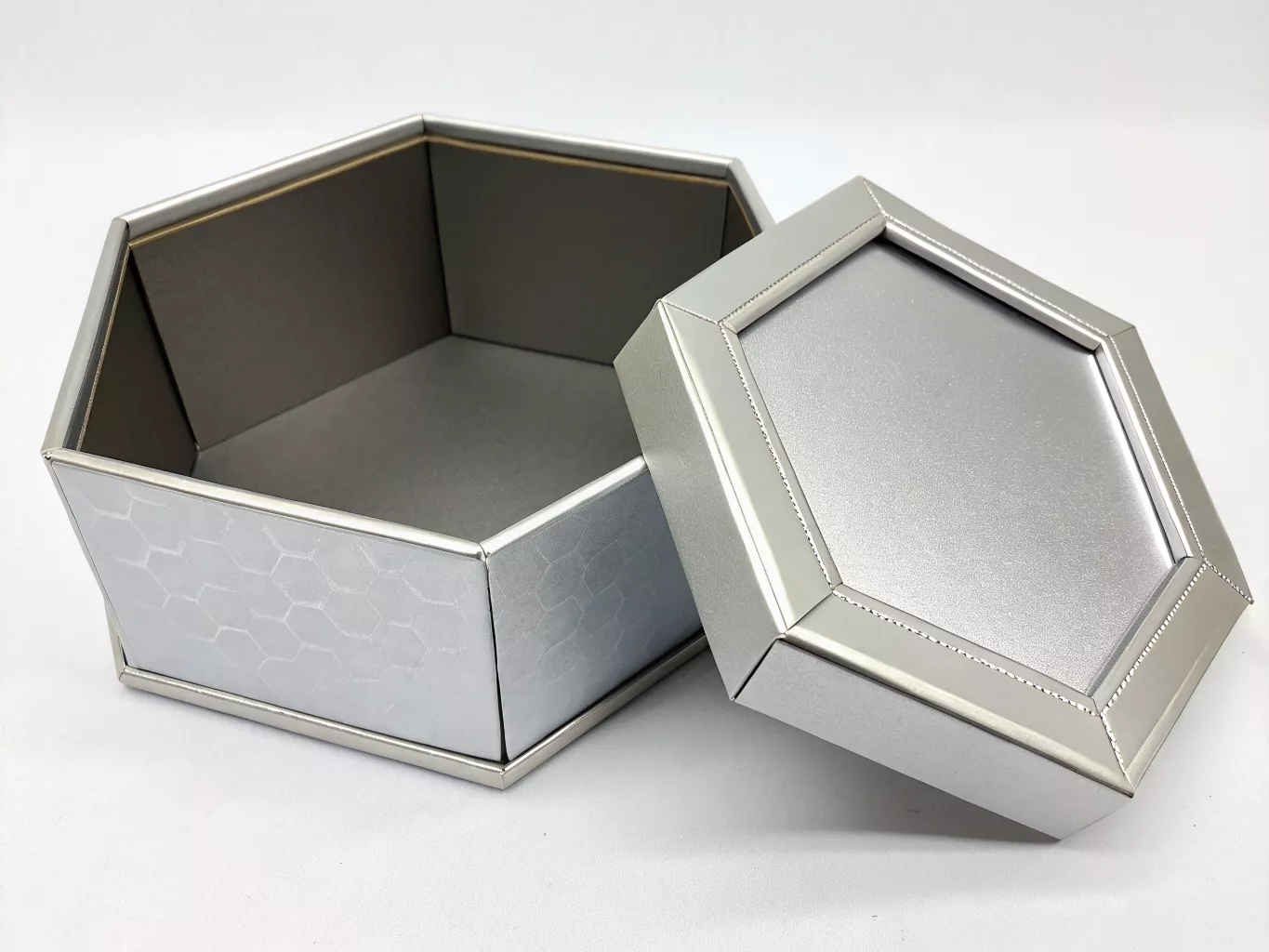 Modern hexagonal gift box design